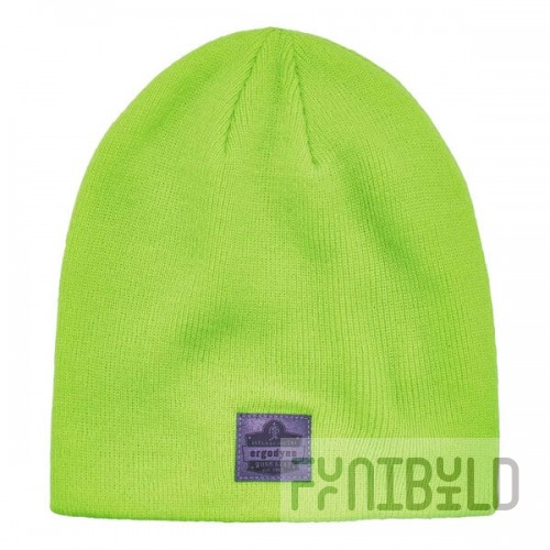 Ergodyne N-Ferno 6812 Hi-Vis Lime Rib Knit Winter Hat 16813