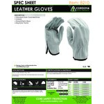 Cordova Premium Grain Cowhide Leather Driver's Gloves - Vendpacked - Extra Large - Pair