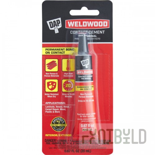 DAP Weldwood 0.67 oz. Tan Original Contact Cement Squeeze Tube 70798 00129