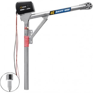 OZ Lifting Products Steel Davit Crane with 115V AC Electric Winch OZ1000DAV-ACW - 1000 lb. Capacity OZ Lifting Products Steel Davit Crane with 115V AC Electric Winch OZ1000DAV-ACW - 1000 lb. Capacity