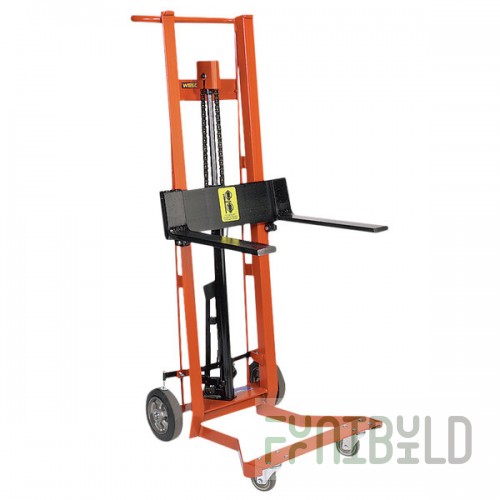 Wesco Industrial Products 750 lb. 4 Wheel Hydraulic Pedalift with 3