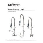 Krowne Royal Series 17-109WL 1.15 GPM Wall-Mount Pre-Rinse Faucet with 8 Krowne Royal Series 17-109WL 1.15 GPM Wall-Mount Pre-Rinse Faucet with 8