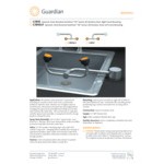 Guardian Equipment G1895LH AutoFlow Left Hand All Stainless Steel Deck Mounted Eyewash Station with 90 Degree Swivel
