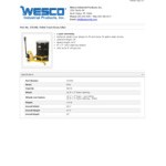 Wesco Industrial Products 660 lb. Pallet Truck Drum Lifter 273250