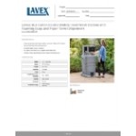 Lavex 26.4 Gallon Double Mobile Hand Wash Station with Foaming Soap and Paper Towel Dispensers Lavex 26.4 Gallon Double Mobile Hand Wash Station with Foaming Soap and Paper Towel Dispensers