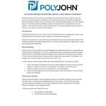 PolyJohn SA1-1013 We'll Care III Red Wheelchair Accessible Portable Restroom - Assembled