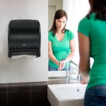 Tork 86ECO Black Electronic Touch-Free Automatic Transfer Hand Towel Dispenser H21 Tork 86ECO Black Electronic Touch-Free Automatic Transfer Hand Towel Dispenser H21