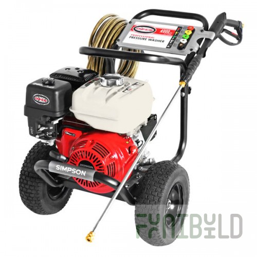 Simpson 60869 Powershot 49-State Compliant Pressure Washer with Honda Engine and 50' Hose - 4,000 PSI; 3.5 GPM
