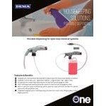 DEMA One DM1DS.4 Premium Dual Fill Rinse Medium Flow Spray and Foamer Portable Dispenser DEMA One DM1DS.4 Premium Dual Fill Rinse Medium Flow Spray and Foamer Portable Dispenser