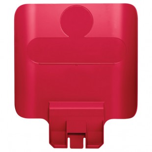 Rubbermaid® 2007905 Slim Jim Recycling Red Billboard