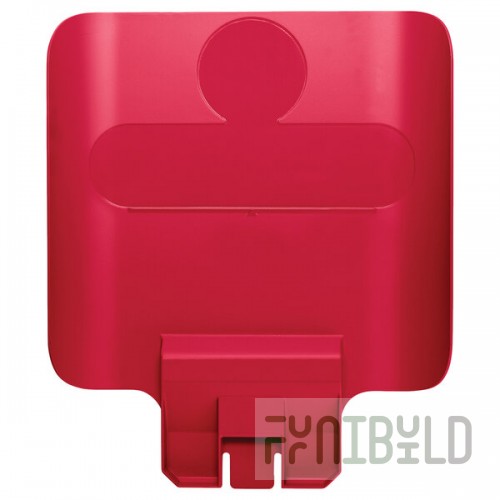 Rubbermaid® 2007905 Slim Jim Recycling Red Billboard