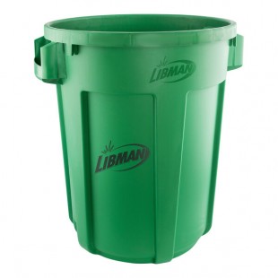 Libman 1574 32 Gallon Green Round Trash Can Libman 1574 32 Gallon Green Round Trash Can