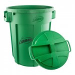 Libman 1574 32 Gallon Green Round Trash Can Libman 1574 32 Gallon Green Round Trash Can