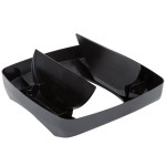 Rubbermaid® FG268988BLA Untouchable 92 Qt. / 23 Gallon Black Square Trash Can Drop Shot Lid Rubbermaid® FG268988BLA Untouchable 92 Qt. / 23 Gallon Black Square Trash Can Drop Shot Lid