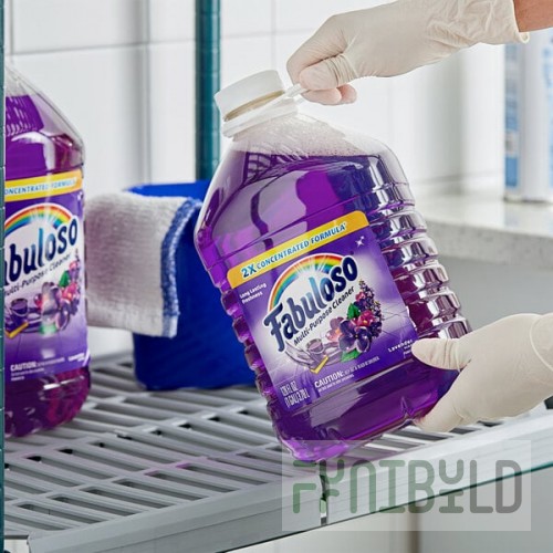 Fabuloso CPC53058 1 Gallon Concentrated Formula Lavender Scent Multi-Purpose Cleaner