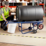 Lavex 900 lb. Steel Drum Hand Truck with (2) 10