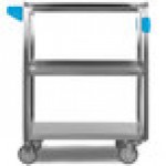Carlisle UC5031524 3 Shelf Stainless Steel Utility Cart - 24