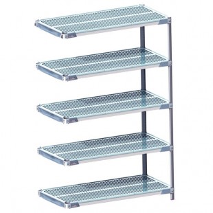 Metro 5AX317GX3 MetroMax i Polymer Add-On Shelving Kit - 18 Metro 5AX317GX3 MetroMax i Polymer Add-On Shelving Kit - 18