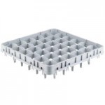 Cambro 16E2151 Camrack 16 Compartment Soft Gray Half Drop Full Size Camrack Extender - 19 5/8 Cambro 16E2151 Camrack 16 Compartment Soft Gray Half Drop Full Size Camrack Extender - 19 5/8