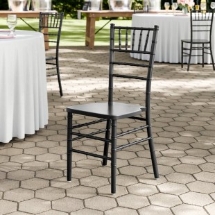 Lancaster Table & Seating Black Wood Chiavari Chair Lancaster Table & Seating Black Wood Chiavari Chair