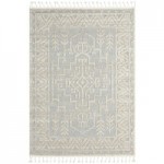 Abani Cabo Collection 4' x 6' Cream / Gray Contemporary Lined Area Rug Abani Cabo Collection 4' x 6' Cream / Gray Contemporary Lined Area Rug