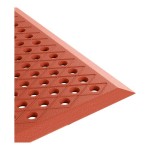 Lavex 3' x 5' Heavy-Duty Red Rubber Grease-Resistant Anti-Fatigue Diamond Floor Mat with Beveled Edge - 1/2 Lavex 3' x 5' Heavy-Duty Red Rubber Grease-Resistant Anti-Fatigue Diamond Floor Mat with Beveled Edge - 1/2