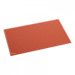 Lavex 3' x 5' Heavy-Duty Red Rubber Grease-Resistant Anti-Fatigue Diamond Floor Mat with Beveled Edge - 1/2 Lavex 3' x 5' Heavy-Duty Red Rubber Grease-Resistant Anti-Fatigue Diamond Floor Mat with Beveled Edge - 1/2