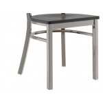 Lancaster Table & Seating Clear Coat Finish Cross Back Chair with Black Wood Seat - Detached Seat Lancaster Table & Seating Clear Coat Finish Cross Back Chair with Black Wood Seat - Detached Seat