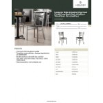 Lancaster Table & Seating Clear Coat Finish Cross Back Chair with Black Wood Seat - Detached Seat Lancaster Table & Seating Clear Coat Finish Cross Back Chair with Black Wood Seat - Detached Seat