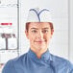 Choice Adjustable Blue Stripe Disposable Overseas Cap - 1,000/Case Choice Adjustable Blue Stripe Disposable Overseas Cap - 1,000/Case