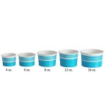 Choice 16 oz. Blue Paper Frozen Yogurt / Soup / Food Cup - 1,000/Case Choice 16 oz. Blue Paper Frozen Yogurt / Soup / Food Cup - 1,000/Case