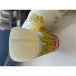 Choice Medium 12 oz. Paper Scoop Cup with Hot Food Print Design - 1,000/Case