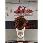 Choice Medium 12 oz. Paper Scoop Cup with Hot Food Print Design - 1,000/Case