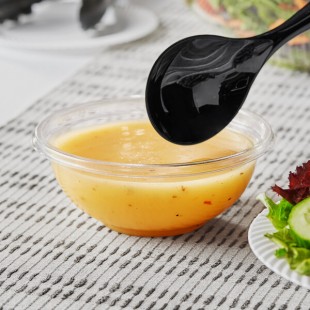 Visions 12 oz. Clear PET Plastic Round Catering / Serving Bowl - 50/Pack