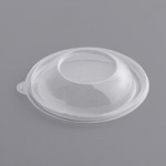 Visions 12 oz. Clear PET Plastic Round Catering / Serving Bowl - 50/Pack