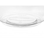 Visions 12 oz. Clear PET Plastic Round Catering / Serving Bowl - 50/Pack