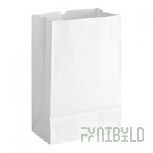 Choice 1/6 70 lb. Natural Kraft Extra Heavy-Duty Paper Barrel Sack - 400/Case