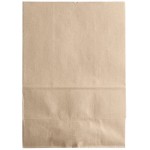 Choice 1/6 70 lb. Natural Kraft Extra Heavy-Duty Paper Barrel Sack - 400/Case Choice 1/6 70 lb. Natural Kraft Extra Heavy-Duty Paper Barrel Sack - 400/Case