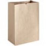Choice 1/6 70 lb. Natural Kraft Extra Heavy-Duty Paper Barrel Sack - 400/Case Choice 1/6 70 lb. Natural Kraft Extra Heavy-Duty Paper Barrel Sack - 400/Case