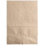 Choice 1/6 70 lb. Natural Kraft Extra Heavy-Duty Paper Barrel Sack - 400/Case Choice 1/6 70 lb. Natural Kraft Extra Heavy-Duty Paper Barrel Sack - 400/Case
