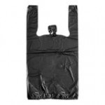 Choice 1/10 XS Size White Unprinted Embossed Medium-Duty Plastic T-Shirt Bag - 1,500/Case