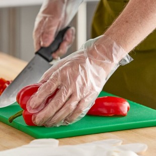 AeroGlove One Size Fits Most Clear Biodegradable Gloves - 9,600/Case AeroGlove One Size Fits Most Clear Biodegradable Gloves - 9,600/Case