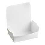 Fold-Pak 03BPDINEWM Bio-Pak Dine White Microwavable Paper #3 Take-Out Container 7 3/4 Fold-Pak 03BPDINEWM Bio-Pak Dine White Microwavable Paper #3 Take-Out Container 7 3/4