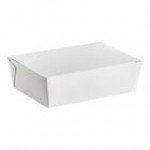 Fold-Pak 03BPDINEWM Bio-Pak Dine White Microwavable Paper #3 Take-Out Container 7 3/4 Fold-Pak 03BPDINEWM Bio-Pak Dine White Microwavable Paper #3 Take-Out Container 7 3/4