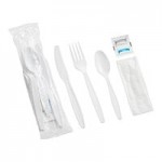 Choice White Microwavable Folded Paper #8 Take-Out Customizable Container 6