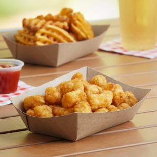 Southern Champion #250 2 1/2 lb. Grease-Resistant Kraft Paper Food Tray - 500/Case