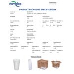 WNA Comet Frost-Flex 14 oz. Frosted Plastic Tumbler - 500/Case