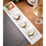 Tuxton AMU-557 Napa AlumaTux Pearl White (European White) 12 3/4