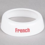TableCraft CM2 Imprinted White Plastic TableCraft CM2 Imprinted White Plastic