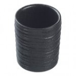 Solia Pasta Spaghetti 2 oz. Round Black Ribbed Porcelain Mini Dish - 144/Case Solia Pasta Spaghetti 2 oz. Round Black Ribbed Porcelain Mini Dish - 144/Case